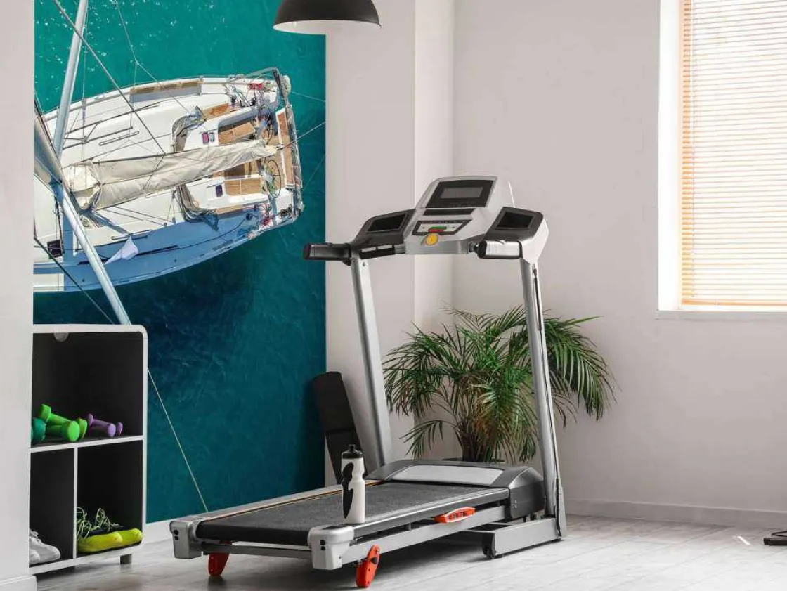 bovenaanzicht_van_een_zei_6.webp Hot Bovenaanzicht van een zeilboot fotobehang Tienerkamer | Transport