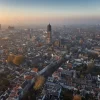 Hot Bovenaanzicht van Utrecht fotobehang Architectuur