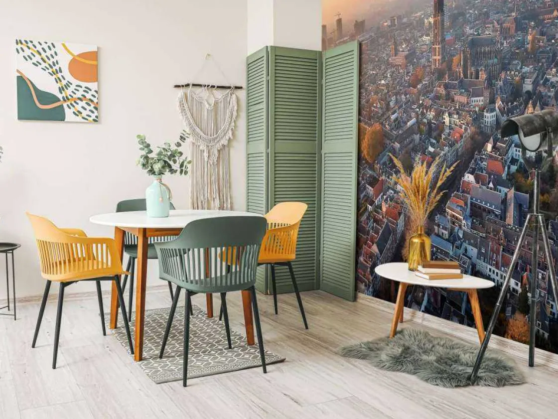 bovenaanzicht_van_utrecht_3.webp Hot Bovenaanzicht van Utrecht fotobehang Architectuur