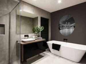 Best Brooklyn Bridge in zwart-wit fotobehang Architectuur