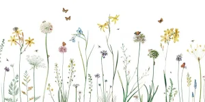 Fashion Butterfly Garden Kinderkamer | Bloemen