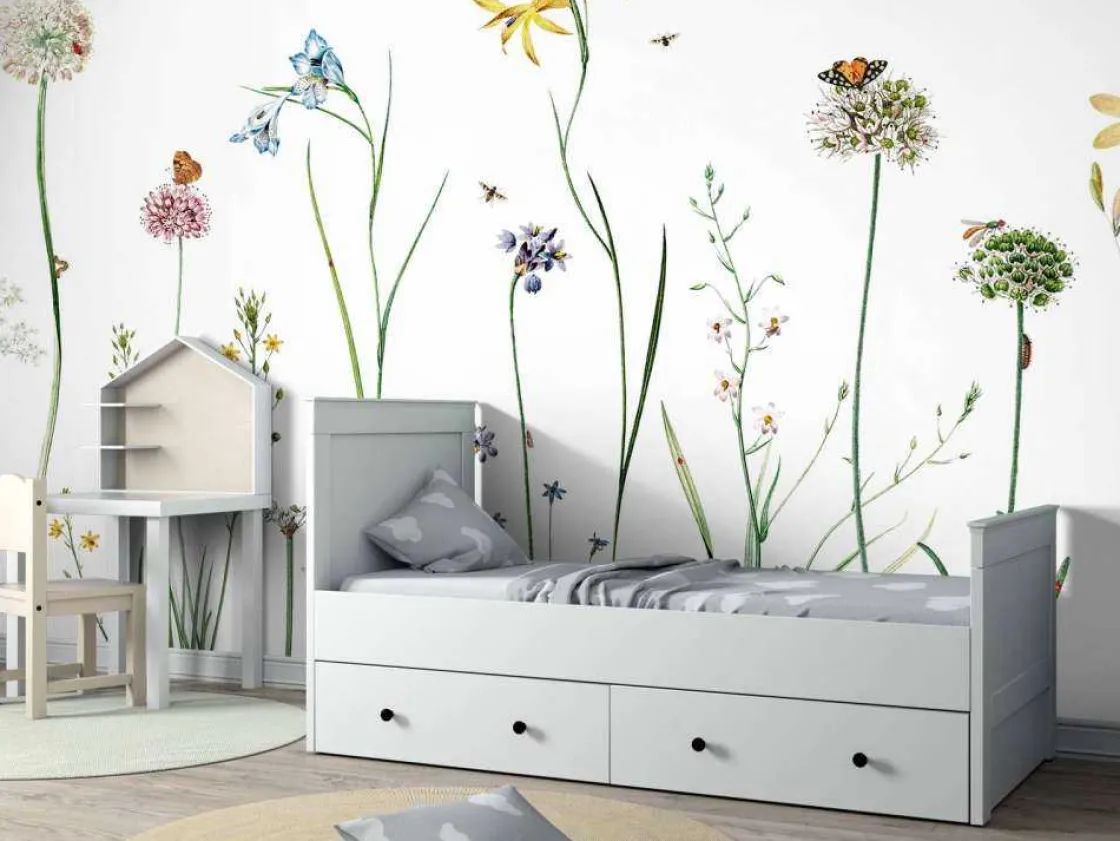 butterfly_garden_5.webp Fashion Butterfly Garden Kinderkamer | Bloemen