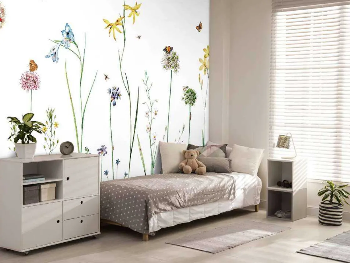 butterfly_garden_6.webp Fashion Butterfly Garden Kinderkamer | Bloemen