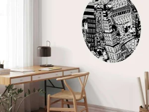 Fashion Cartoon stad fotobehang Tienerkamer | Kinderkamer