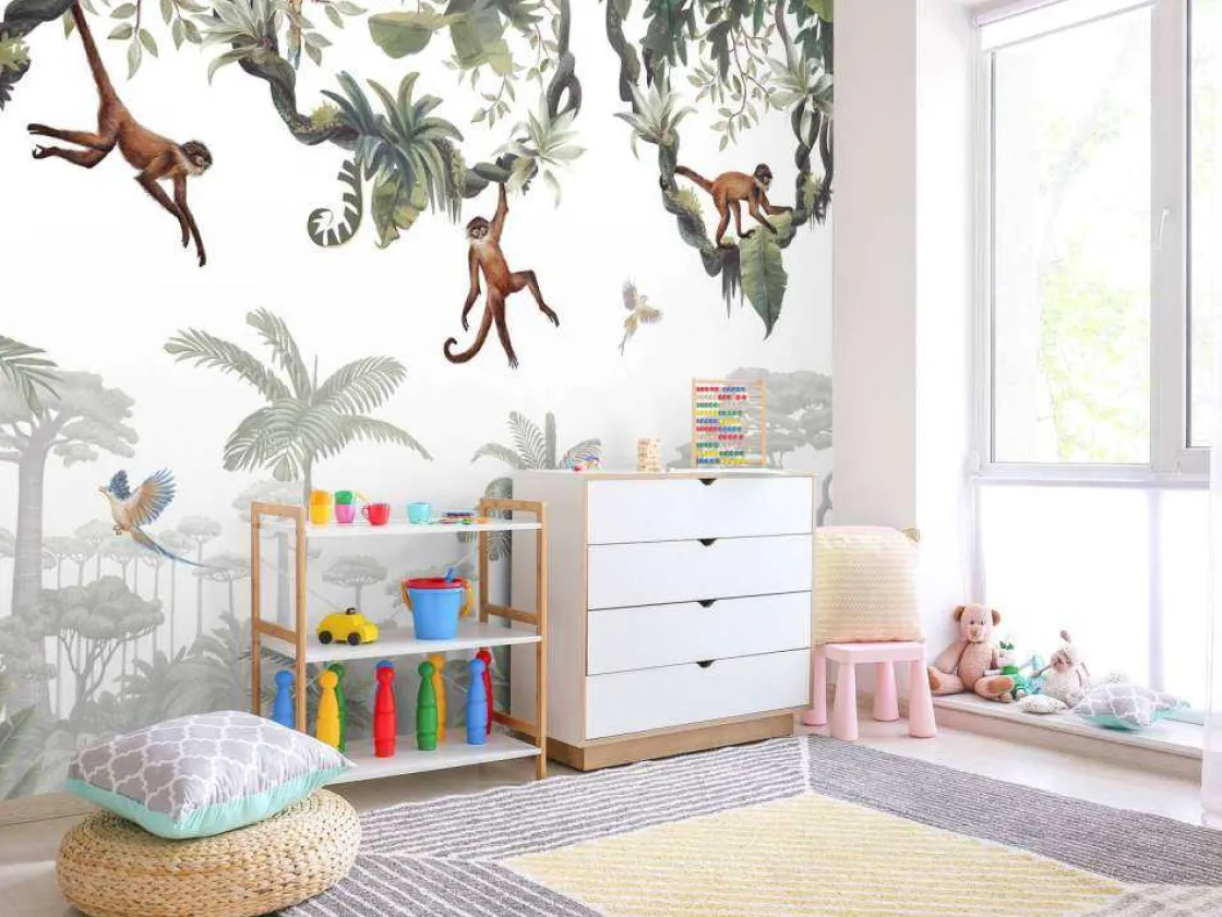 cheeky_monkeys_9.webp Hot Cheeky Monkeys Kinderkamer | Dieren
