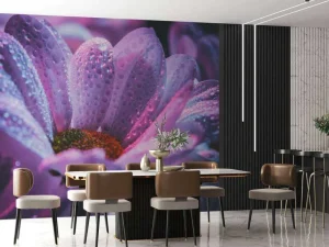 Fashion Chrysant bloem met dynamische kleuren fotobehang Tienerkamer | Hobbykamer