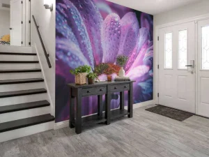 Fashion Chrysant bloem met dynamische kleuren fotobehang Tienerkamer | Hobbykamer