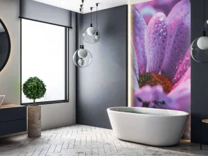 Fashion Chrysant bloem met dynamische kleuren fotobehang Tienerkamer | Hobbykamer
