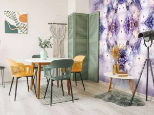 Best Chrysanten design fotobehang Tienerkamer | Bloemen