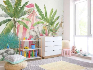 Online Circus in de jungle Kinderkamer
