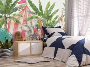 Online Circus in de jungle Kinderkamer