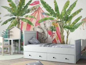 Online Circus in de jungle Kinderkamer