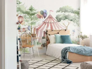 Best Circus in het bos Kinderkamer | Dieren
