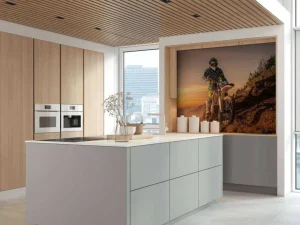 New Crossmotor bij zonsondergang fotobehang Tienerkamer | Transport