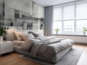 New 3D betonnen muur fotobehang Hobbykamer | Oppervlakten