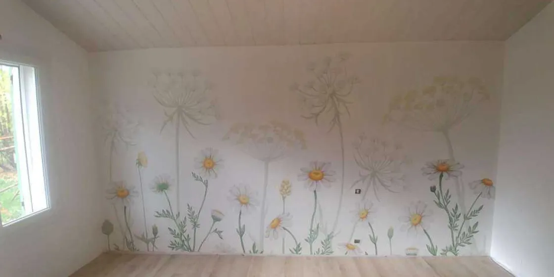 dazzling_daisies__white_2.webp New Dazzling Daisies - White Kinderkamer | Bloemen