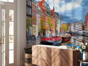Outlet De Amstel door Amsterdam fotobehang Steden | Architectuur