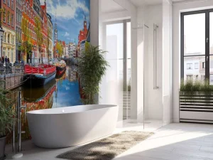 Outlet De Amstel door Amsterdam fotobehang Steden | Architectuur
