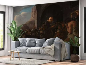 Clearance De dorstigen laven fotobehang Kunst & Design