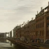 Clearance De Gouden Bocht in de Herengracht in Amsterdam vanuit het westen fotobehang Steden | Architectuur