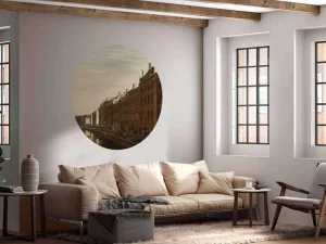 Clearance De Gouden Bocht in de Herengracht in Amsterdam vanuit het westen fotobehang Steden | Architectuur
