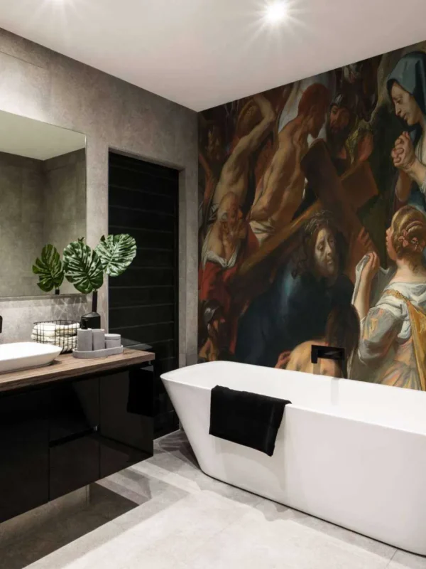 Online De Kruisdraging fotobehang Kunst & Design