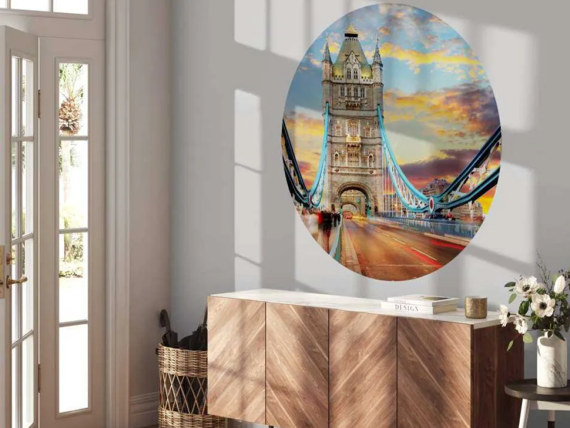de_london_tower_bridge_bi_8.webp Discount De London Tower Bridge bij zonsondergang fotobehang Architectuur