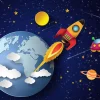 Discount De melkweg kinderdesign fotobehang Kinderkamer | Babykamer