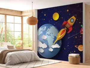 Discount De melkweg kinderdesign fotobehang Kinderkamer | Babykamer