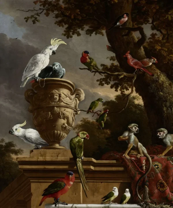New De menagerie fotobehang Kunst & Design