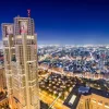 New De Metropolitan Government Building in Tokyo fotobehang Architectuur