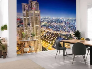 New De Metropolitan Government Building in Tokyo fotobehang Architectuur