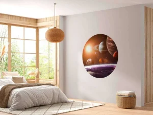 New De planeten om de aarde fotobehang Tienerkamer