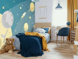 New De ruimte ontwerp voor kinderen fotobehang Kinderkamer | Babykamer