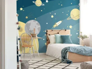 New De ruimte ontwerp voor kinderen fotobehang Kinderkamer | Babykamer