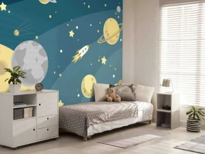 New De ruimte ontwerp voor kinderen fotobehang Kinderkamer | Babykamer