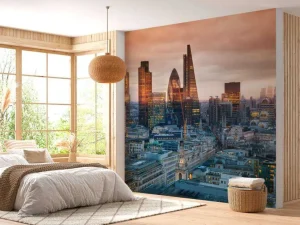Online De skyline van Londen fotobehang Architectuur