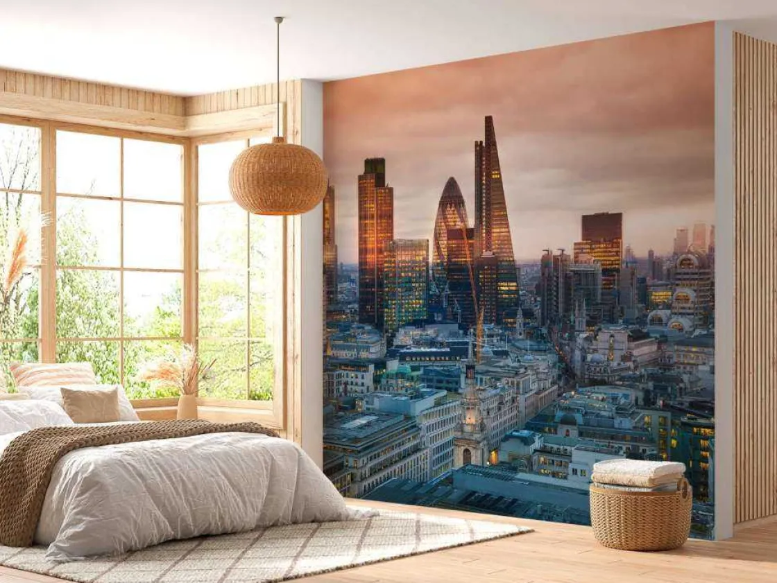 de_skyline_van_londen_fot_1.webp Online De skyline van Londen fotobehang Architectuur