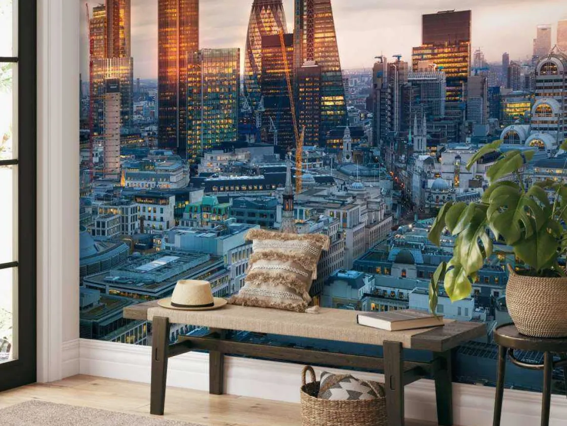 de_skyline_van_londen_fot_4.webp Online De skyline van Londen fotobehang Architectuur