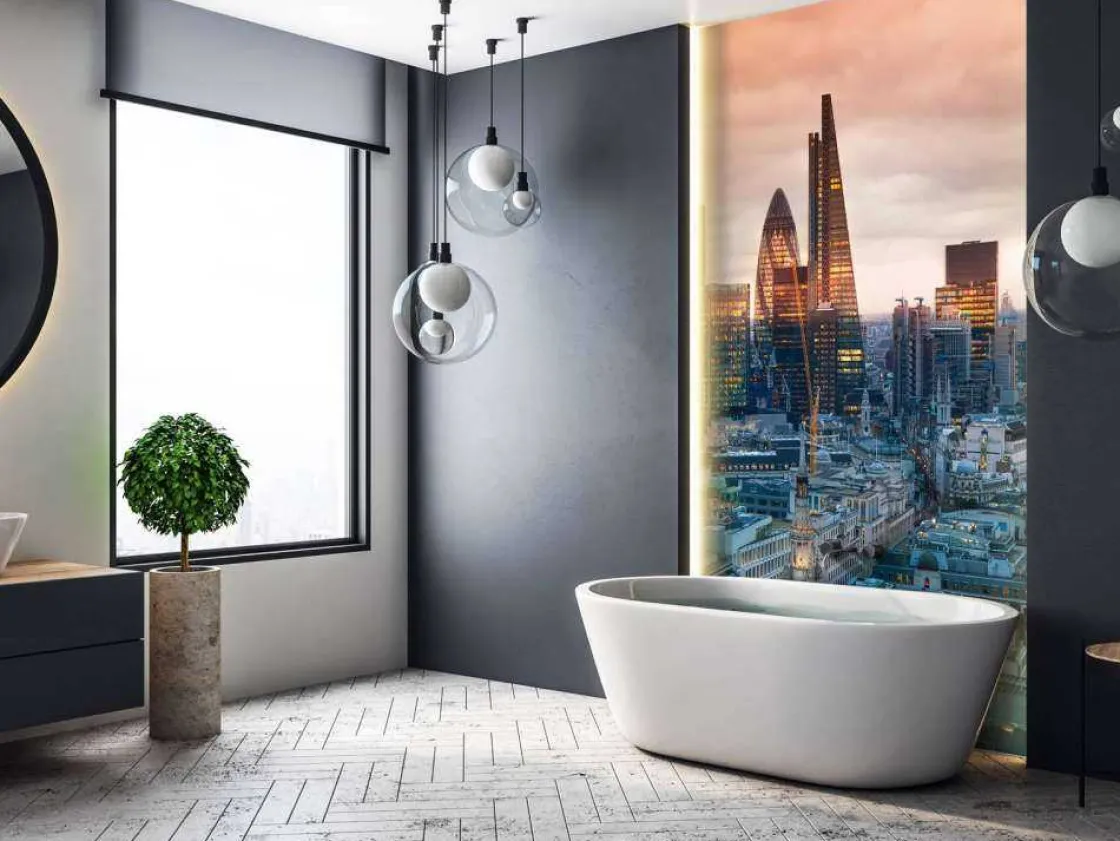 de_skyline_van_londen_fot_7.webp Online De skyline van Londen fotobehang Architectuur