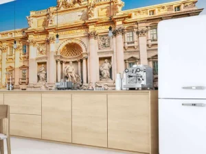 Sale De Trevifontein in Rome fotobehang Architectuur