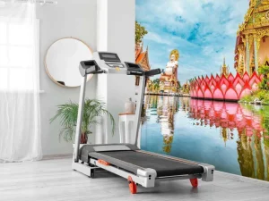 Discount De Wat Plai Laem Boeddhistische tempel met standbeelden fotobehang Architectuur