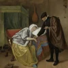 Clearance De zieke vrouw fotobehang Kunst & Design