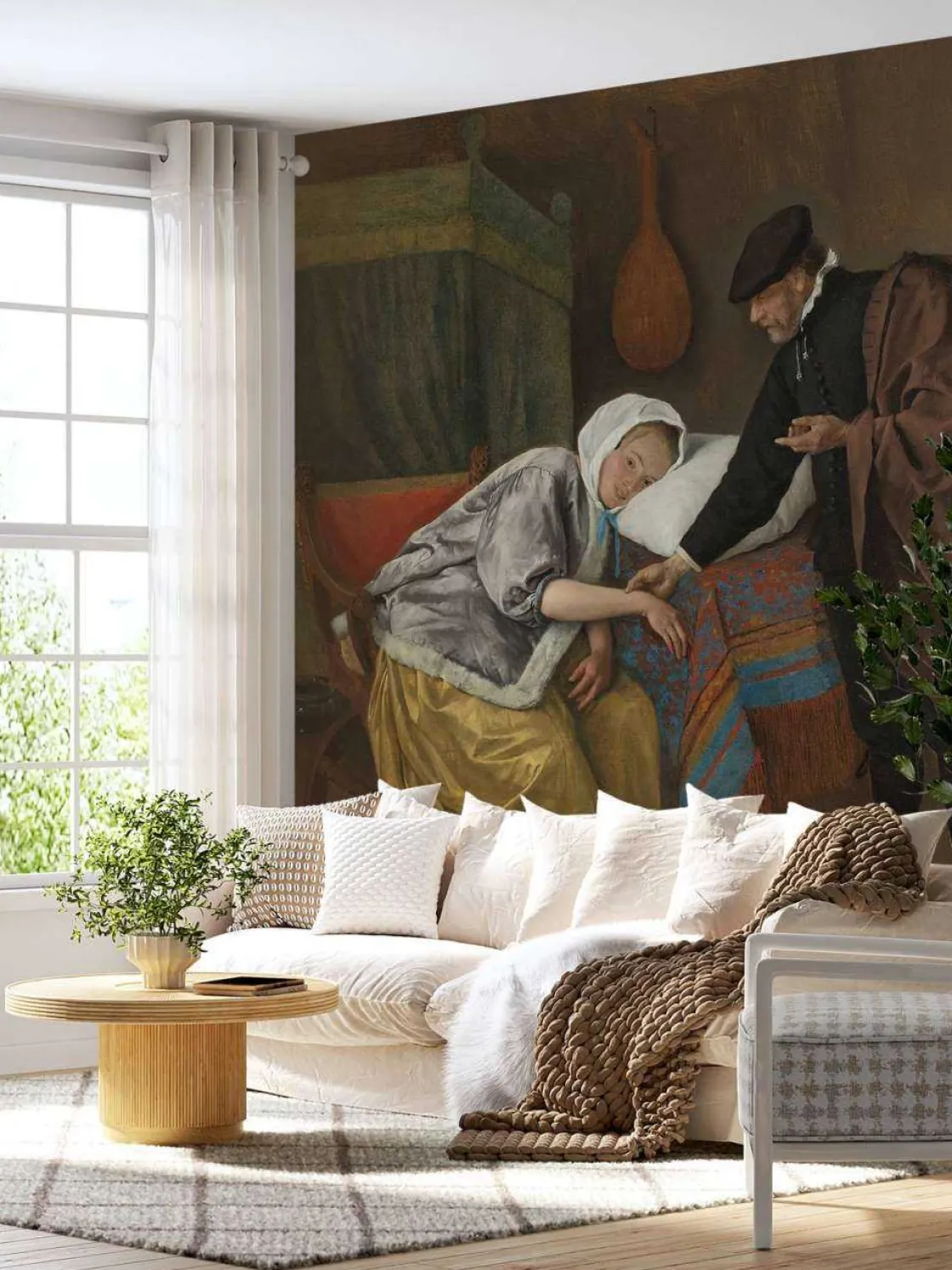 de_zieke_vrouw_fotobehang_10.webp Clearance De zieke vrouw fotobehang Kunst & Design
