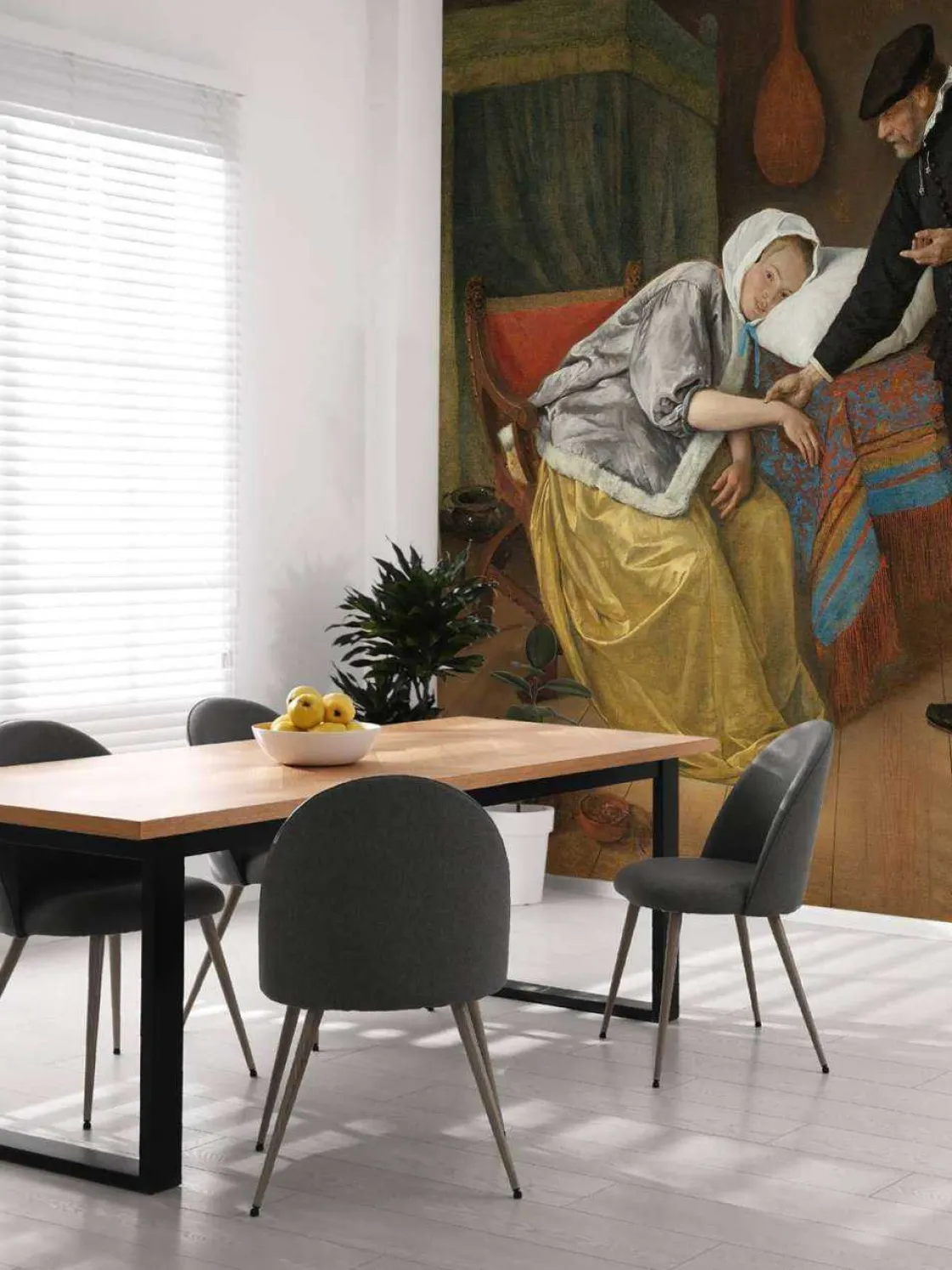 de_zieke_vrouw_fotobehang_3.webp Clearance De zieke vrouw fotobehang Kunst & Design