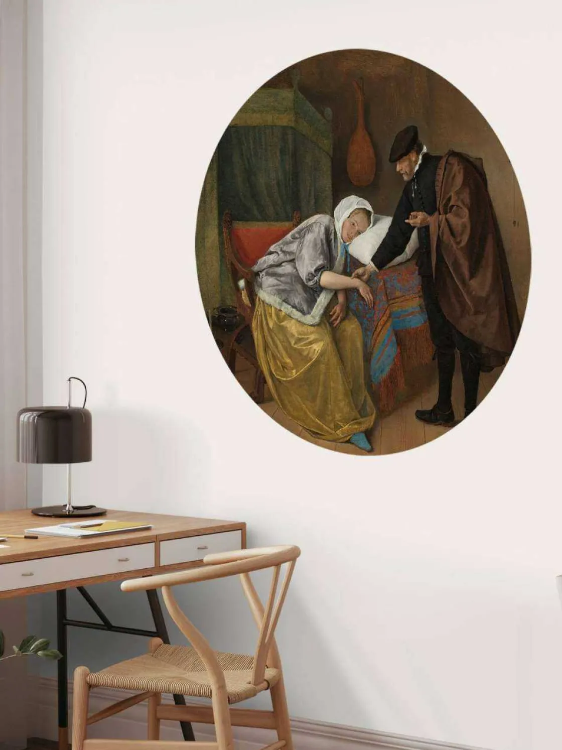 de_zieke_vrouw_fotobehang_7.webp Clearance De zieke vrouw fotobehang Kunst & Design