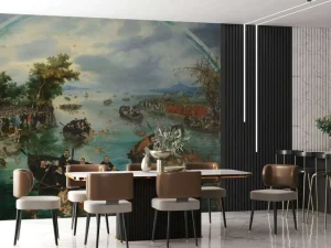 Sale De zielenvisserij fotobehang Kunst & Design