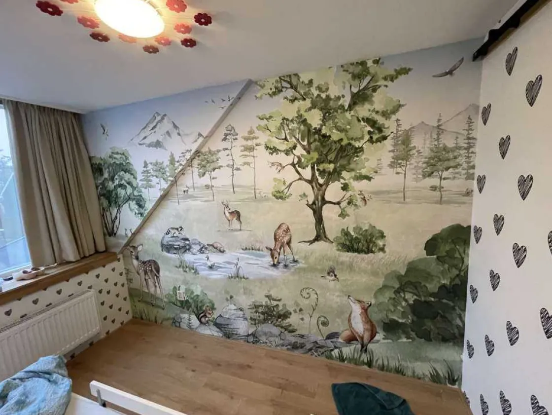 deer_forest__summer_3.webp Online Deer Forest - Summer Kinderkamer | Dieren