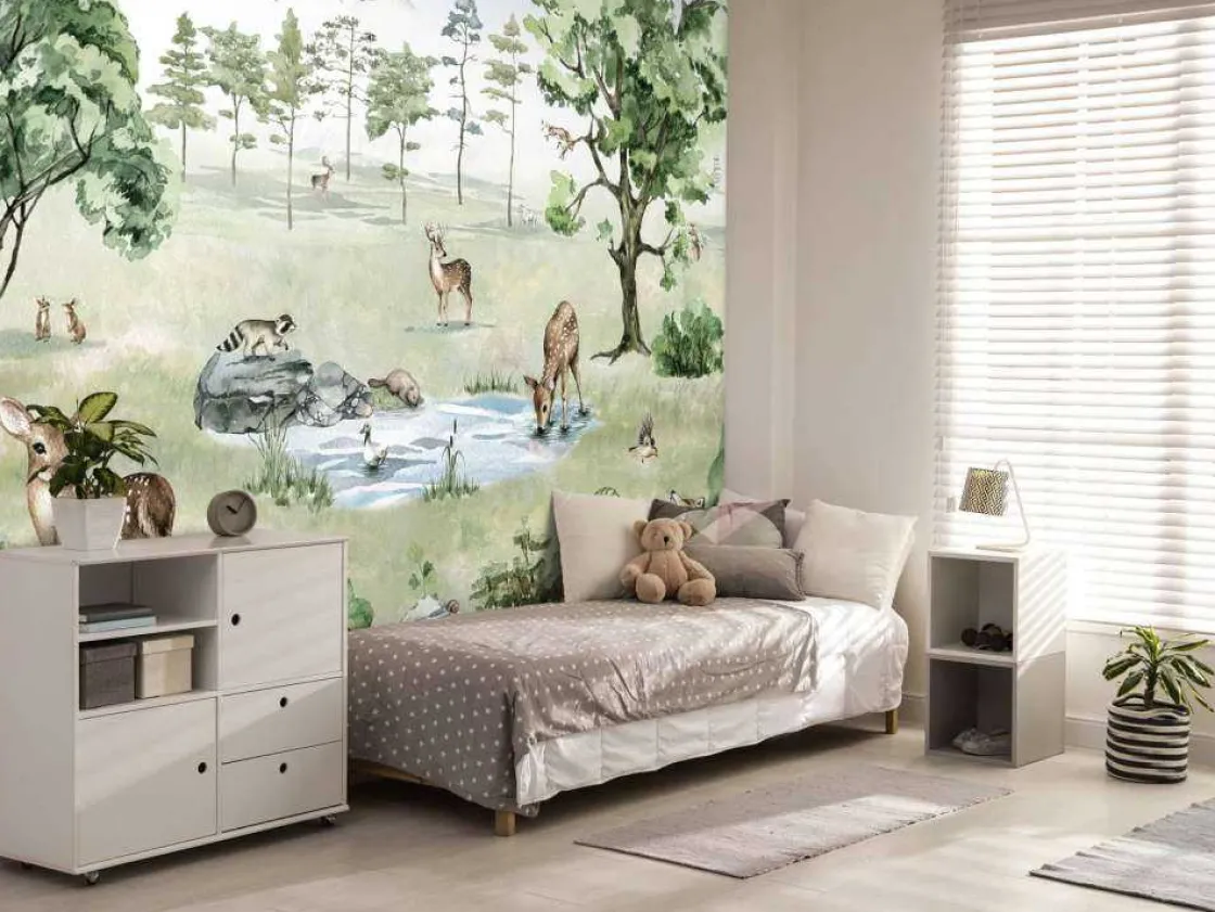 deer_forest__summer_4.webp Online Deer Forest - Summer Kinderkamer | Dieren
