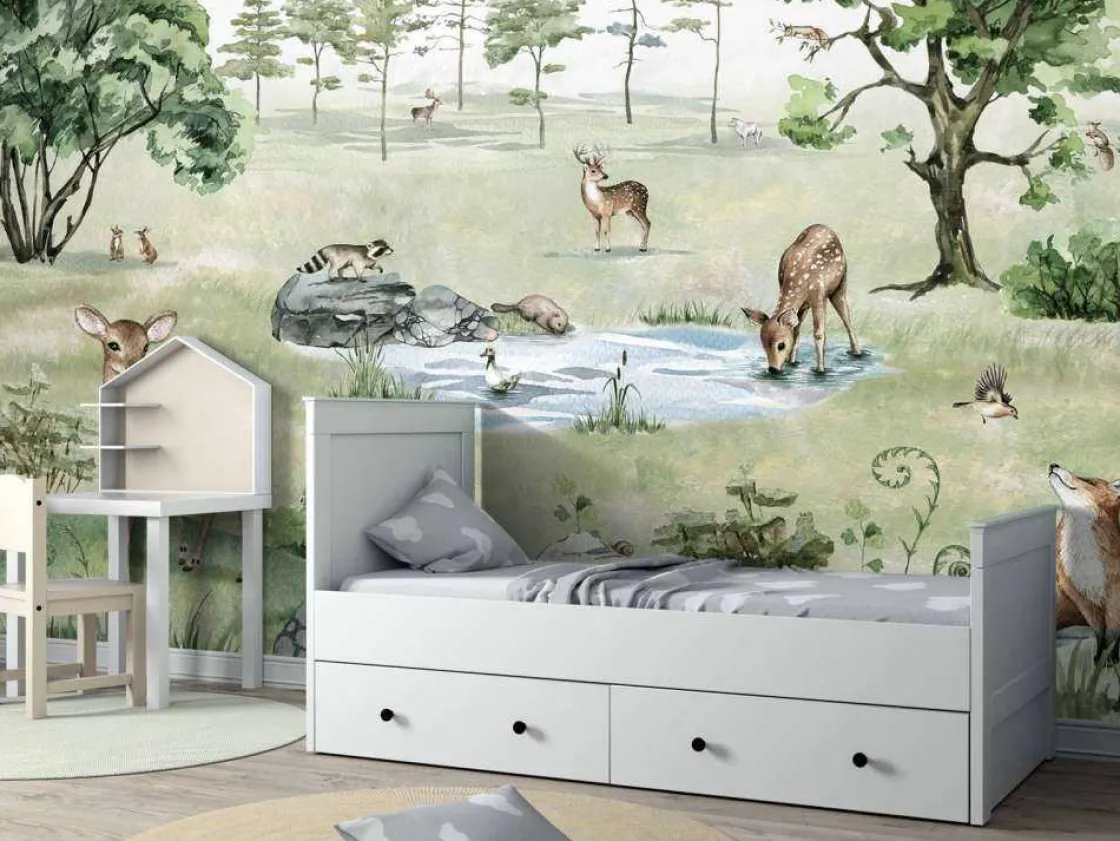deer_forest__summer_9.webp Online Deer Forest - Summer Kinderkamer | Dieren